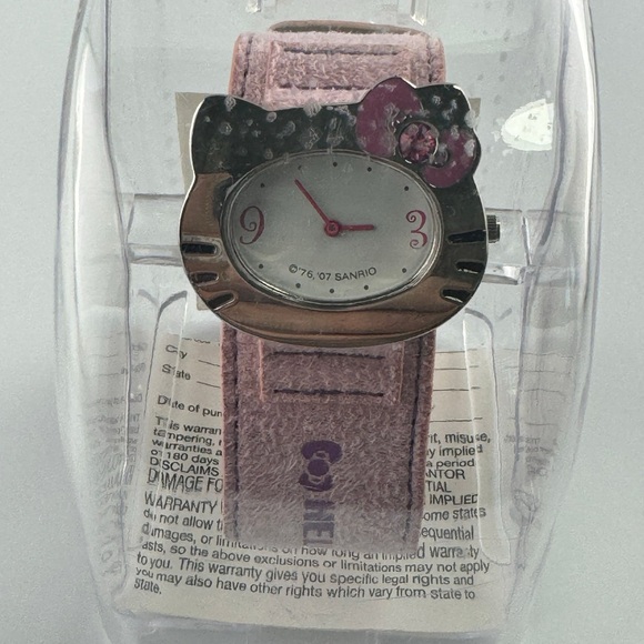 Hello Kitty Rare 2009 Rhinestone Watch New In Box - Picture 5 of 5